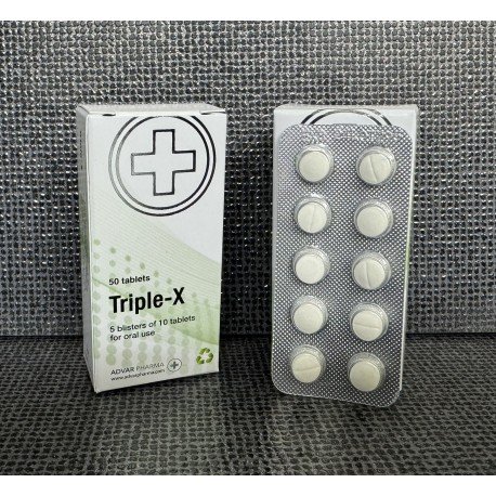 Advar Pharma - Triple X 60mg X50 Tablets Advar Pharma - Triple X 60mg X50 Tablets